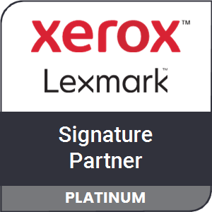 Xerox Lexmark Signature Partner — Platinum | Advantage Business Systems Xerox Lexmark Signature Partner Platinum badge awarded to Advantage Business Systems, an authorized Xerox and Lexmark dealer in Connecticut